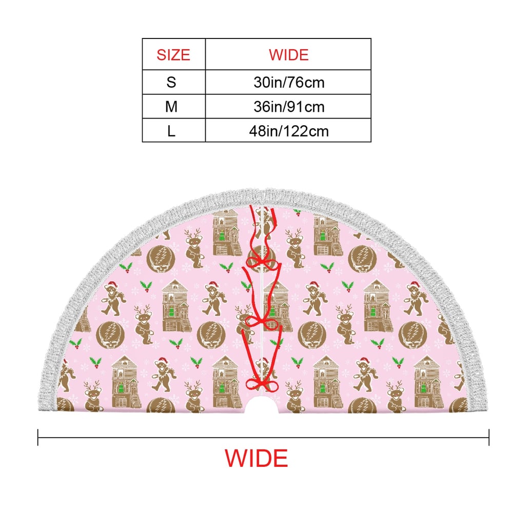 Image of “How sweet it is” Gingerdead cookie Tree Skirt