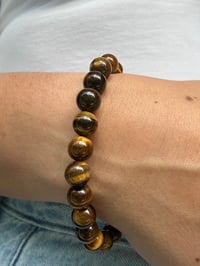 Image 1 of Gender Neutral Tiger Eye Bracelet 