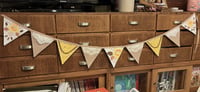 Image 5 of Vintage Fall Embroidered Tablecloth Bunting I