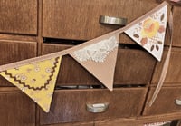 Image 3 of Vintage Fall Embroidered Tablecloth Bunting I