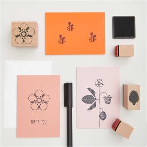 Image of Just Bees + Fruits + Flowers Stamps Set