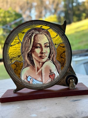 Image of Steam punk stained glass - escaping the bindings