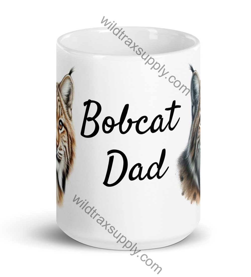 "Bobcat Dad" Ceramic Coffee Mug 15 oz
