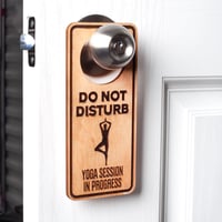 Image 1 of Do Not Disturb - Wooden Door Hangers