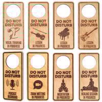 Image 5 of Do Not Disturb - Wooden Door Hangers