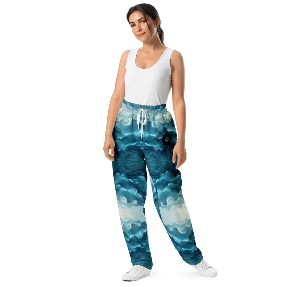 Image of  Blue World Wideleg Jogger