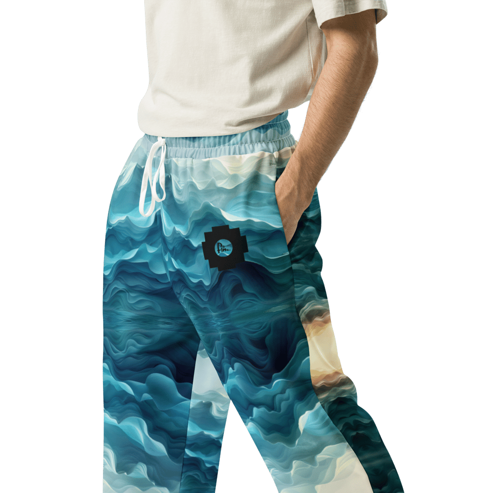 Image of  Blue World Wideleg Jogger