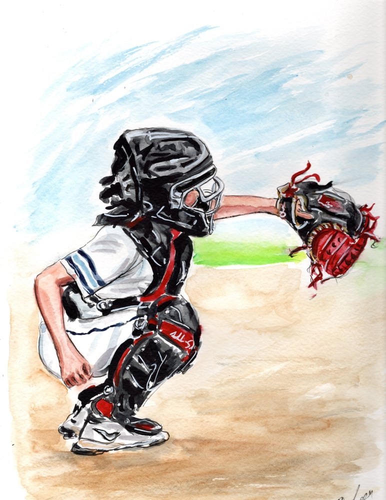 Image of Watercolor - Sports Illustration