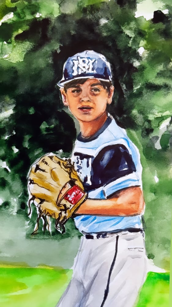 Image of Watercolor - Sports Illustration