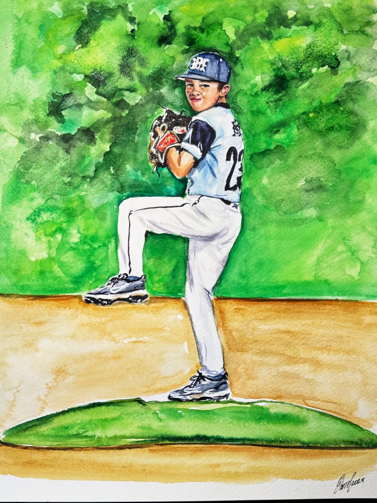 Image of Watercolor - Sports Illustration