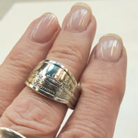 Image 4 of Vintage Sterling Silver Bremmerton Washington Souvenir Spoon Ring