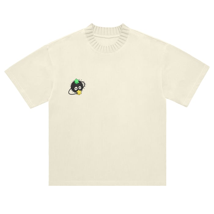 Soot Sprite Army - Ruffle Neck T-shirt
