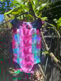 Image 1 of Ice dyed baby onesie size 6-12 months 