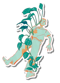 Image 2 of Pothos Large sticker