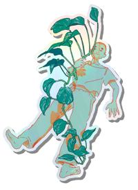 Image 1 of Pothos Large sticker