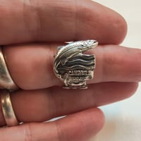 Image 4 of Vintage Sterling Silver Campbell River Souvenir Spoon Ring