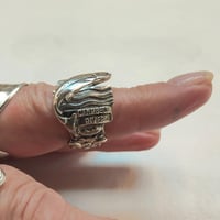 Image 3 of Vintage Sterling Silver Campbell River Souvenir Spoon Ring