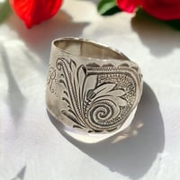 Image 3 of Art Nouveau spiral spoon ring