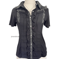 Image 1 of Japanese Axes Femme Black Top