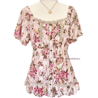 Image 1 of Japanese Axes Femme Floral Top