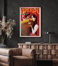 Image 2 of Aperol - Rendez-Vous | Lorenzo Mattotti | Vintage Poster | Wall Art Print