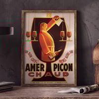 Image 1 of Amer Picon Chaud | Noel Fontanet | Vintage Poster | Wall Art Print