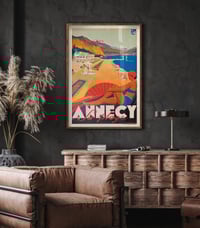 Image 2 of Annecy | Robert Falcucci | Vintage Poster | Wall Art Print