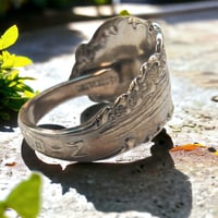 Image 3 of Vintage Niagara Falls Sterling Silver Spoon Ring