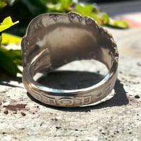 Image 4 of Vintage Niagara Falls Sterling Silver Spoon Ring