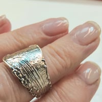 Image 6 of Vintage Niagara Falls Sterling Silver Spoon Ring