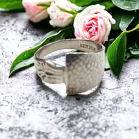 Image 4 of Vintage Norwegian Silver Spoon Ring