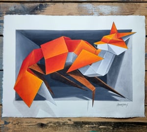 Image of "Is it safe?" Original watercolour