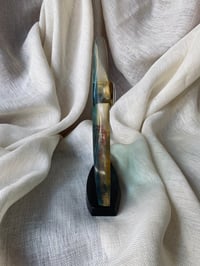 Image 4 of Thermomètre ancien en résine bleue