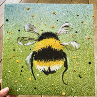 Image 5 of 'Aviator Pollinator' gallery wrapped canvas print