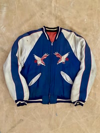 Image 1 of 50s EAGLE & TIGER JAPANESE SOUVENIR JACKET