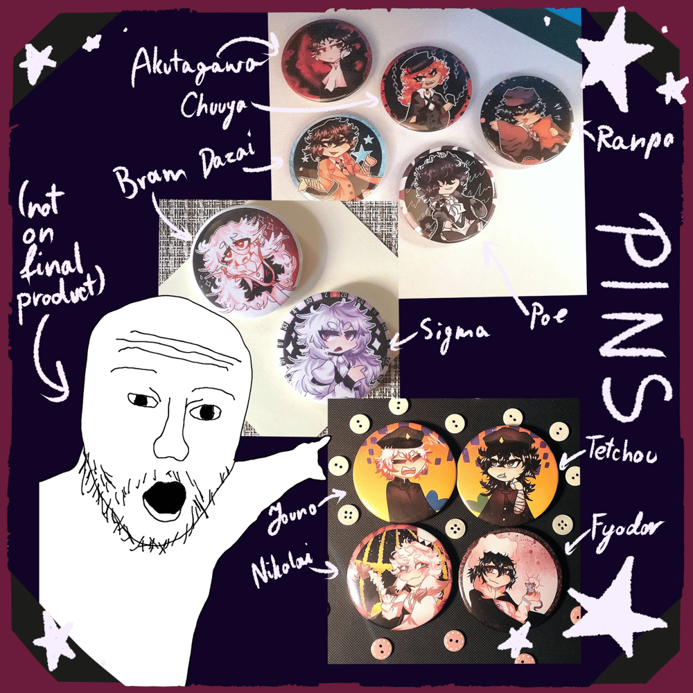 Image of BUNGO STRAY DOGS MERCH