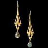 LA SIRÈNE Earring Hook + Labradorite