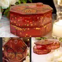 Image 1 of Rotating Tiered Trinket Box 