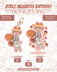 HONGJOONG birthday KEYCHAIN and STANDEE