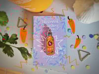 Image 1 of HOT Sauce Sriracha Mayo Wooden Pin