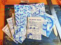 Image 2 of OK MUSIC TASTE 8pp Riso Poster Zine