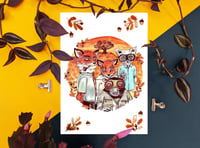 Image 1 of Wes Anderson: Fantastic Mr Fox - Fantastic Wild Animals A4 Print