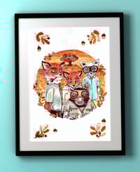 Image 2 of Wes Anderson: Fantastic Mr Fox - Fantastic Wild Animals A4 Print