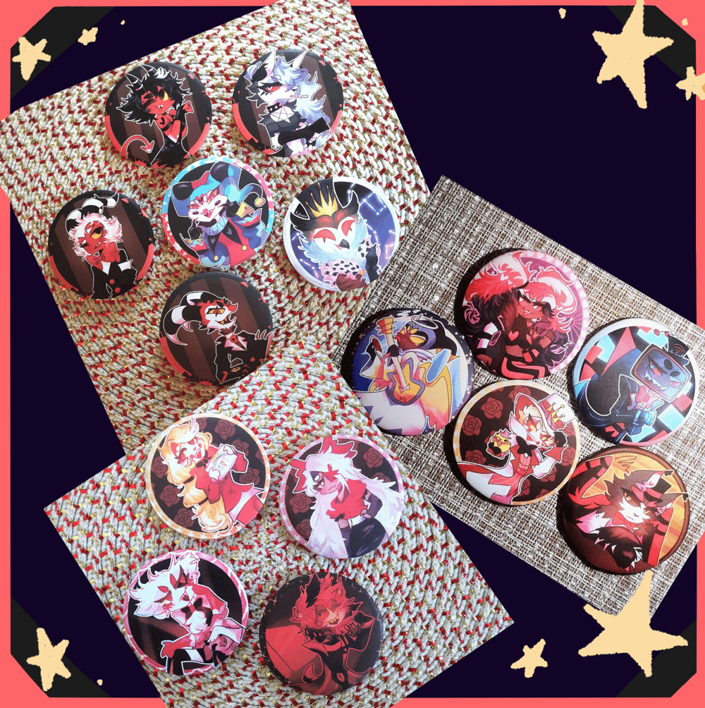 Image of HAZBIN & HELLUVA PINS