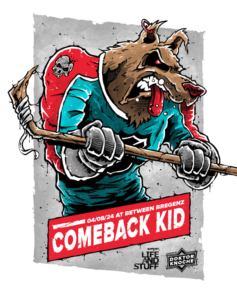 Image of Comeback Kid - Gigposter 04/08/24