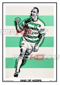 KING OF HOOPS HENRIK LARSSON CELTIC FC
