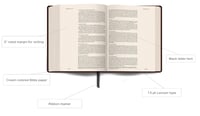 Image 2 of ESV Single Column Journaling Bible (TruTone, Chestnut, Leaves Design)