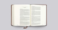 Image 3 of ESV Single Column Journaling Bible (TruTone, Chestnut, Leaves Design)