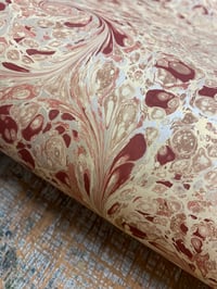 Image 3 of 'Quartz' one-of-a-kind hand marbled SECOND 