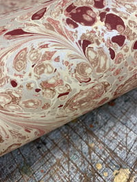 Image 1 of 'Quartz' one-of-a-kind hand marbled SECOND 